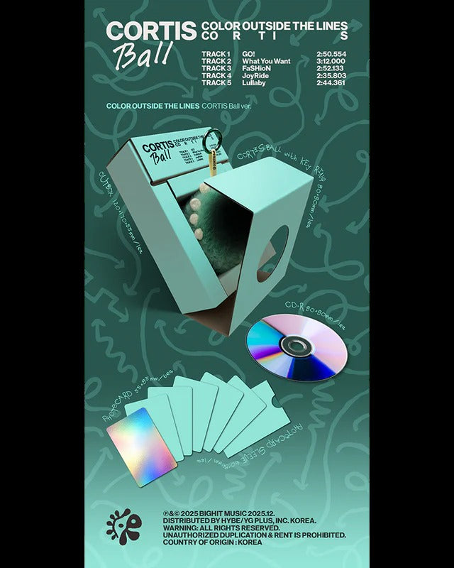 CORTIS - Colors Outside the Lines (Ball Ver.) 球專