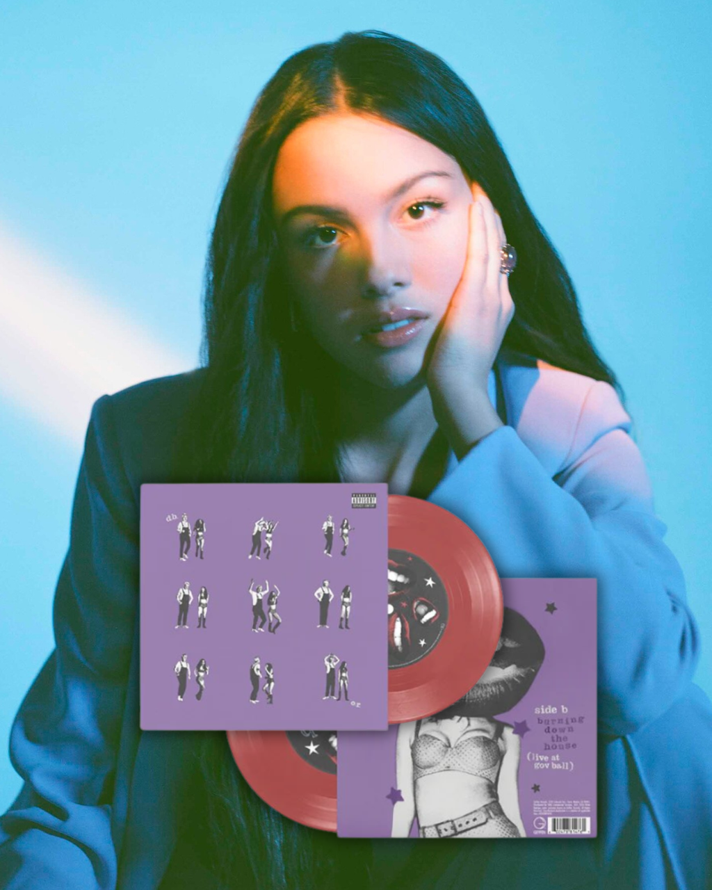 Olivia Rodrigo - drivers license / burning down the house 五週年限定單曲黑膠