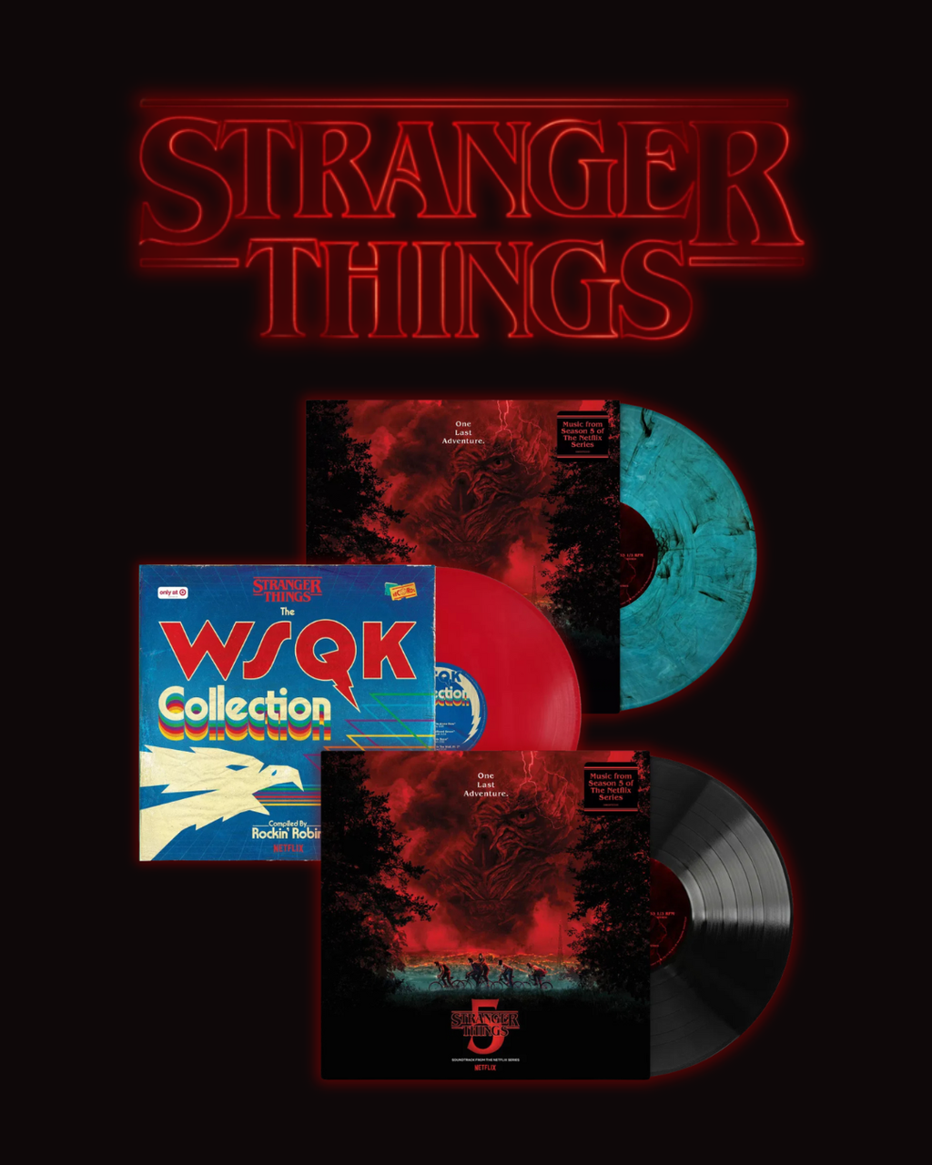 Stranger Things 第五季原聲帶 / WSQK紅膠